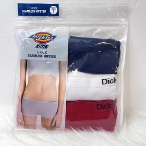Dickies Girl Juniors 3-Pack Size Large Seamless Hipster Panty Underwear NEW - Picture 1 of 5