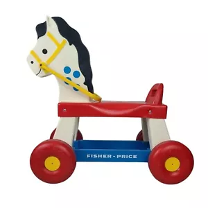 Fisher Price Ride On Whinny Horse Clippity Clop #978 Kids Ride On Horse 1976 - Picture 1 of 13