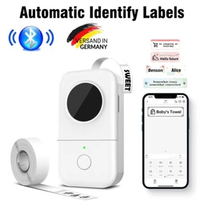 Phomemo D30 Etikettendrucker Bluetooth Thermodrucker Labeldrucker Android/iOS - Bild 1 von 22