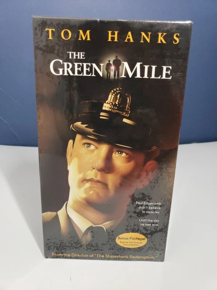 SEALED The Green Mile (VHS, 2000, 2 Tape Set) With Bonus Footage Tom Hanks Foto 1 de 4