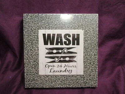 2001 GREENBRIER INTERNATIONAL WASH OPEN 24 HRS SIGN 8X8X1 - Image 1 of 4