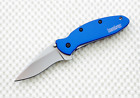 1620NB Kershaw Scallion Blue Pocket Knife New Flag Logo 1620 NEW Blem USA Made 