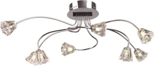 ET2 Contemporary Lighting 8-Light Flush Mount E22109-18 - Picture 1 of 2