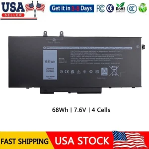 4GVMP Battery for Dell Latitude 5400 5500 Precision 3540 Laptop 9JRYT C5GV2 68Wh - Picture 1 of 7