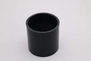 Black 4" to 4.0" inch Straight Silicone Coupler Hose ID:102mm TURBO/INTAKE PIPE - Picture 1 of 1