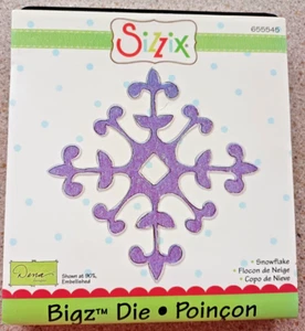 Sizzix Bigz Snowflake 4" x 5" Die Cutter Good Condition - Picture 1 of 3