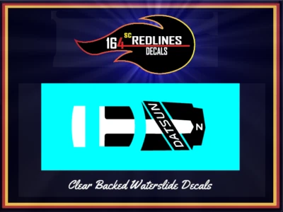 Calcomanía réplica 1/64 Redline 'Z Whiz' NEGRA SCR-0213 Foto 1 de 2