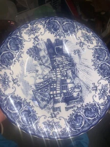vintage staffordshire dinner plate - Picture 1 of 2