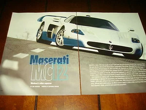 2005 MASERATI MC12 ***ORIGINAL ARTICLE / ROAD TEST*** - Picture 1 of 4