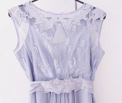 Coast Lilac Dress  with Lace Bodice - Bridesmaid, Prom, Party  - Size 12 - Image 1 of 4