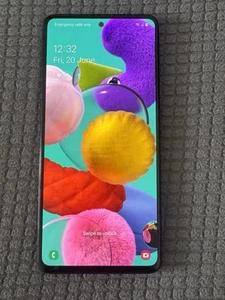Samsung Galaxy A51 128GB Black Unlocked Android Mobile Smartphone Dual SIM A+ - Zdjęcie 1 z 7