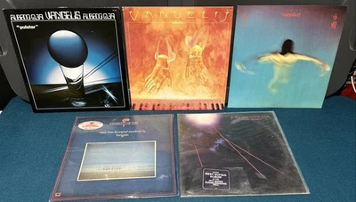 5x NM VANGELIS LP: Heaven & Hell,China,Chariots Of Fire,Jon Short Stories,Albedo - Image 1 of 4