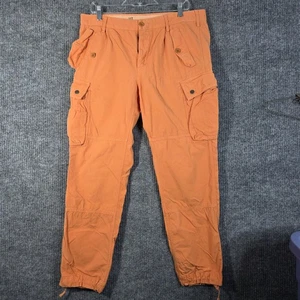 Polo Ralph Lauren Cargohose Herren 34x30 Orange Utility Taschen Military - Bild 1 von 18
