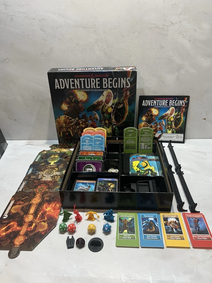Dungeons & Dragons: The Adventure Begins A Cooperative Board Game - Complete VGC - Image 1 of 4