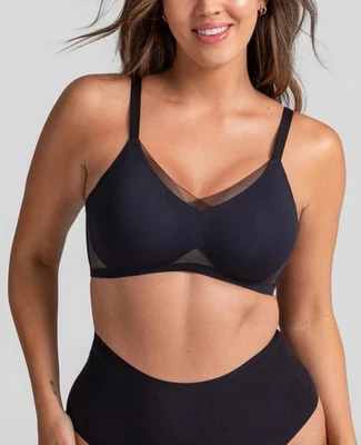 Honeylove CrossOver Wireless Black Bra In EUC Size Medium - Image 1 of 4