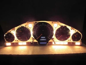 97-99 Mercedes R129 SL320 W140 S320 Instrument Gauge Cluster 1404406111 30K MILE - Foto 1 di 12