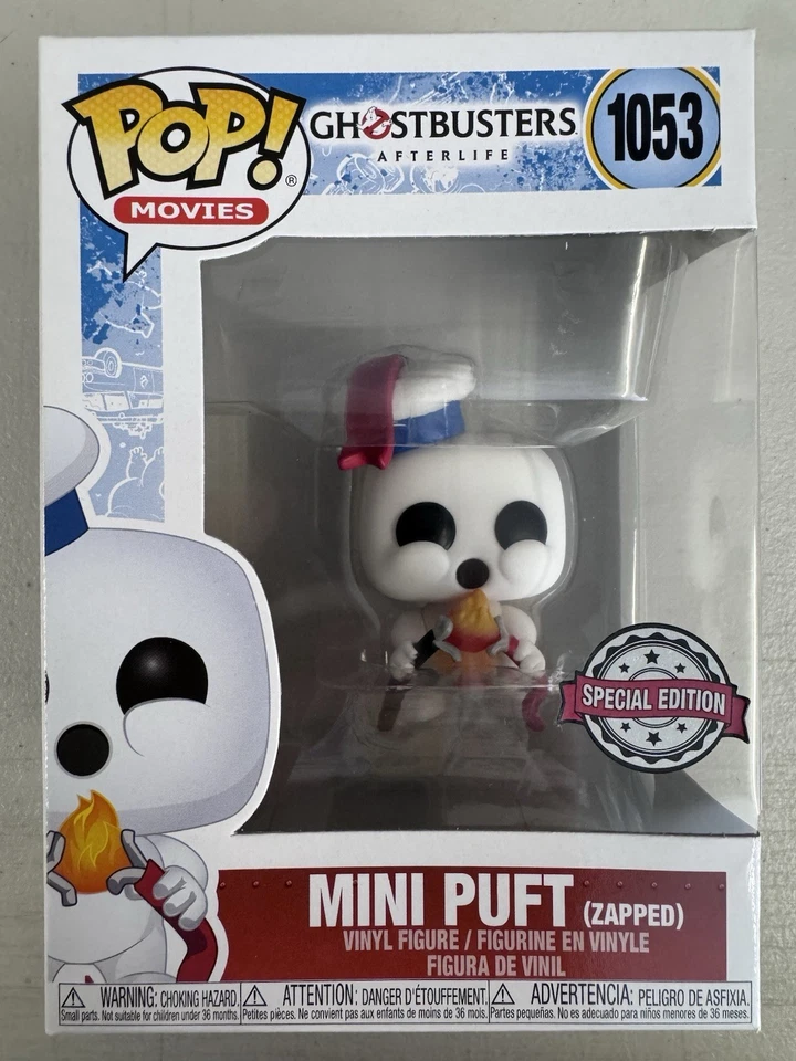 Mini Puft (Zapped) 1053 ~ Ghostbusters: Afterlife ~ Vinilo Funko Pop ~ Películas Foto 1 de 4