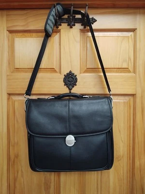 Dell Resistente Cuero Laptop Estuche Profesional Mensajero Correa para el Hombro Foto 1 de 4