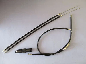 06-8804 NORTON DOMINATOR COMMANDO TWIN CARB 2:1 THROTTLE CABLE ASSY JCT BOX - Picture 1 of 1