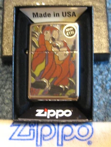 ZIPPO  PARROT DESIGN Lighter COLORFUL FUSION 46142 New SEALED Mint BIRDS - Picture 1 of 4