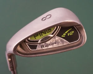 Linkshänder Ping Rapture V2 White Dot 8 Eisen Regular Stahlschaft Ping Griff - Bild 1 von 4