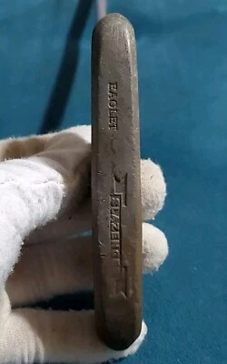 Vtg Eaglet Slazenger Putter 35.5" Brass RH LH, Wrapped Grip - Image 1 of 4