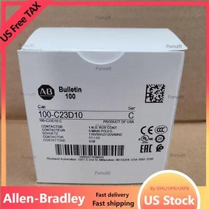 Allen Bradley 100-C23D10 /C IEC Contactor, 110/120 VAC, 3-P, 23A US Free Tax - Picture 1 of 5