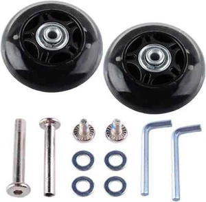 Luggage Suitcase Replacement Wheels (76Mm X 24Mm) with ABEC 608Zz Bearings, Inli - Picture 1 of 2