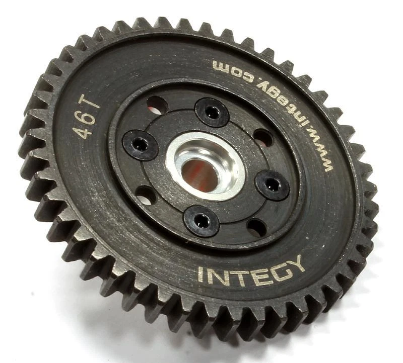 Billet Machined HD Spur Gear 46-Tooth for HPI Ken Block WR8 3.0 - Silver - Image 1 of 1