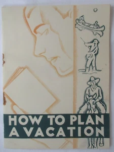 FOLLETO DE COLECCIÓN CÓMO PLANIFICAR UNAS VACACIONES CHICAGO Y NORTH WESTERN RAILWAY - Imagen 1 de 16