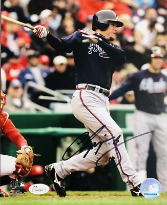 Chipper Jones Atlanta Braves Signed 8x10 W/JSA Certification! High Quality! HOF! - Image 1 of 4