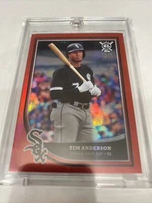 2018 Topps Big League Res Foil 1/1 Tim Anderson #71 One Of One - Image 1 of 3