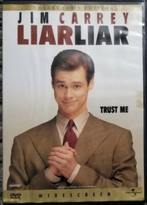 Liar Liar (DVD, 1999, Collectors Edition) Jim Carry Jennifer Tilly Very Good - Picture 1 of 4