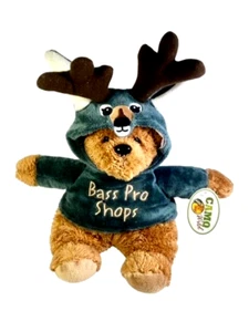 Bass Pro Shop Camouflage Wildbär in grünem Buck Hoodie 14 Zoll Plüschtier Stofftier NEU - Bild 1 von 9