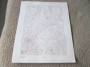 1887 FASSBOGENKARTE, TOPOGRAPHISCH aus ATLAS VON MASSACHUSETTS, 1890 - Bild 1 von 4