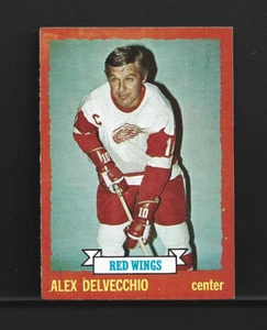 1973-1974 Topps Alex Delvecchio #141 EX+ Red Wings - Picture 1 of 2