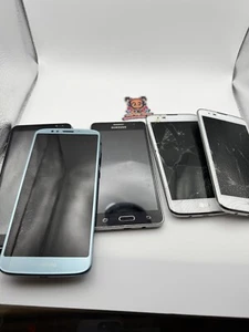 Lot of 5 phones / 2 Work, Can Be Used / 3 For Parts / Read Desc - Picture 1 of 19