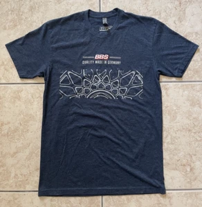 Camiseta BBS Wheels Alemania Para Hombre Manga Corta Azul Marino Pequeña Camiseta de Carreras de Deportes de Motor - Imagen 1 de 18