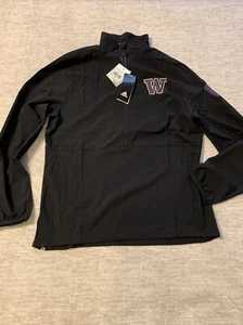 adidas Men's Washington Huskies Game Mode 1/4 Zip Pullover EC4846 Small - Picture 1 of 8