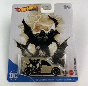 HOT WHEELS '09 Custom Ford Transit Connect Pop Culture Batman Premium HCN84 2022 - Picture 1 of 1