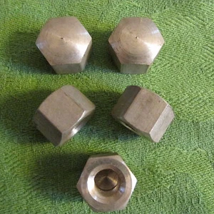 Din 917 M 10 Aluminium Alu Hutmuttern NEU 5 Stück  - Bild 1 von 1