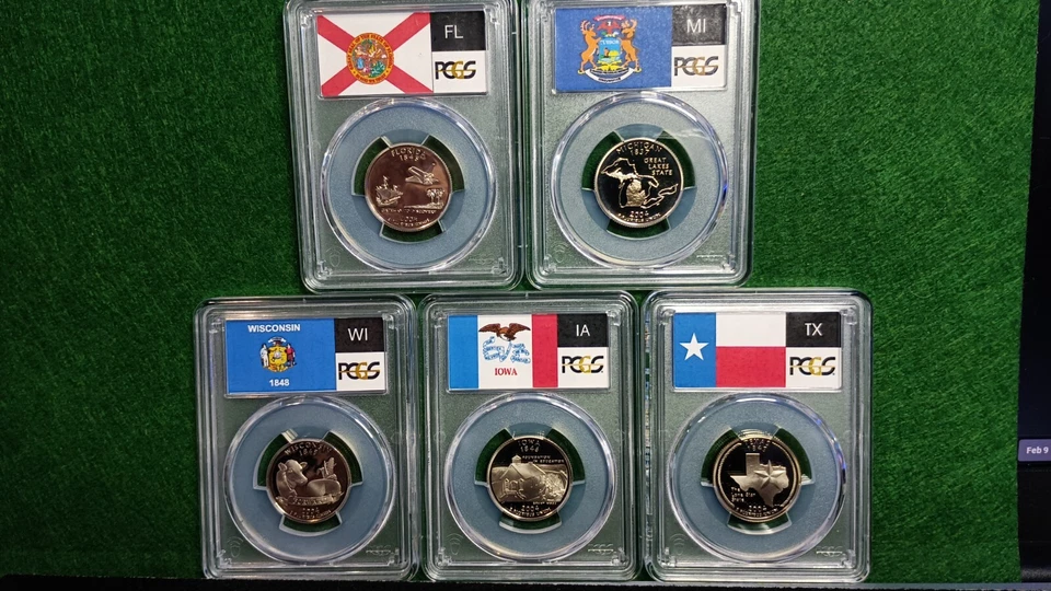 2004 S Clad State Quarter Set PCGS PR69DCAM - Image 1 of 4