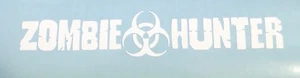 Zombie Hunter Decal PAIR | LARGE | response team | Apocalypse 22 inches length - Picture 1 of 2