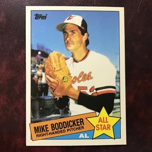 1985 Topps TIFFANY Set MIKE BODDICKER ALL-STAR #709 ORIOLES * MINT * HIGH GRADE - Picture 1 of 2
