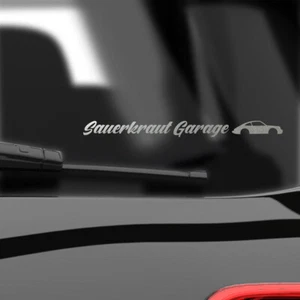 Auto Aufkleber Sticker Sauerkraut Garage 911 Glas Spiegel Elfer 964 993 Carrera - Bild 1 von 3