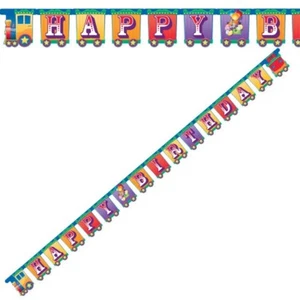 Big Top "Circus"  Happy Birthday Illustrated Large Banner - Party Decorations - Picture 1 of 1