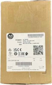New Factory Sealed AB 25B-D6P0N104 /A PowerFlex 525 2.2kW 3Hp AC Drive - Picture 1 of 2