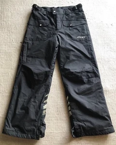 Columbia Sportswear Snow Pants Black Youth 10/12 Waterproof Ski Pants #687 - Picture 1 of 9