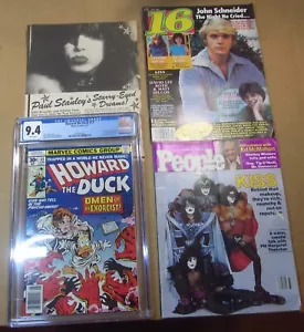 HOWARD THE DUCK #13 CGC 9.4 1st full KISS in comics...w/extra KISS collectibles - Picture 1 of 6