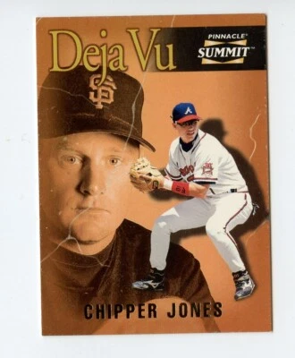 D955 CHIPPER JONES MATT WILLIAMS 1996 PINNACLE SUMMIT DEJA VU #161 RARE SP - Image 1 of 2